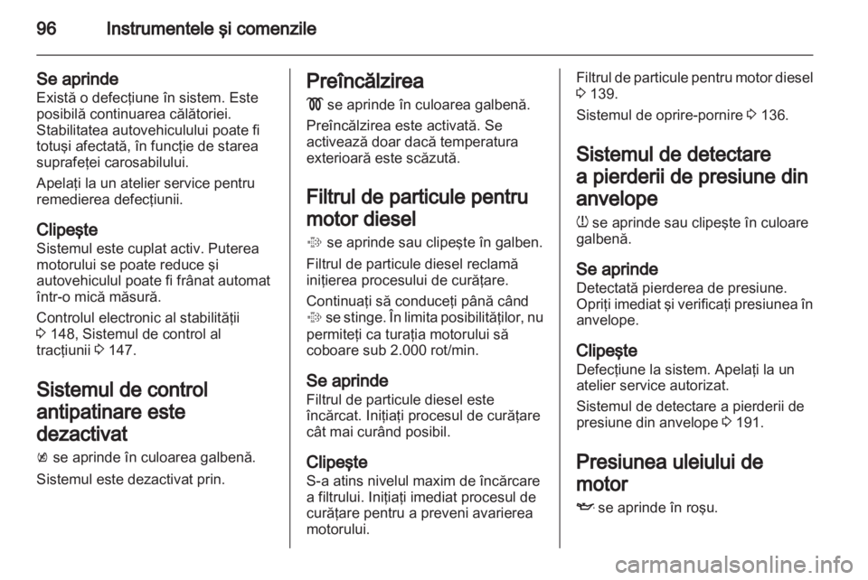 OPEL MERIVA 2012.5  Manual de utilizare (in Romanian) 