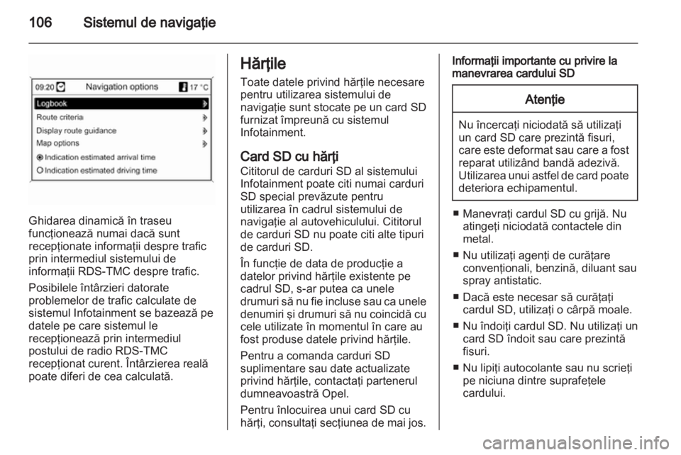 OPEL MERIVA 2013  Manual pentru sistemul Infotainment (in Romanian) 