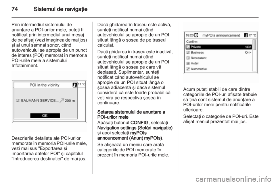 OPEL MERIVA 2013  Manual pentru sistemul Infotainment (in Romanian) 