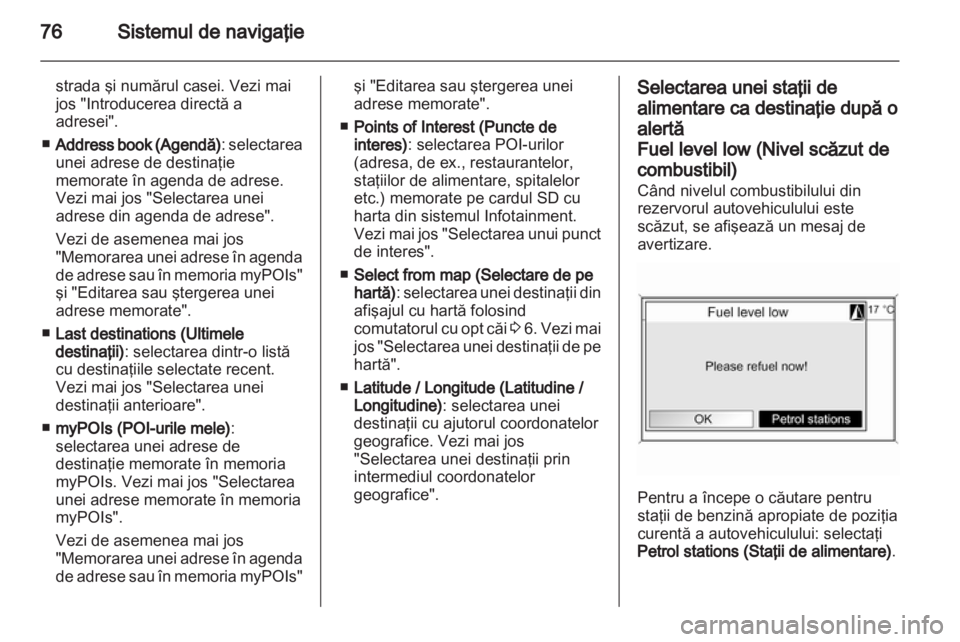 OPEL MERIVA 2013  Manual pentru sistemul Infotainment (in Romanian) 