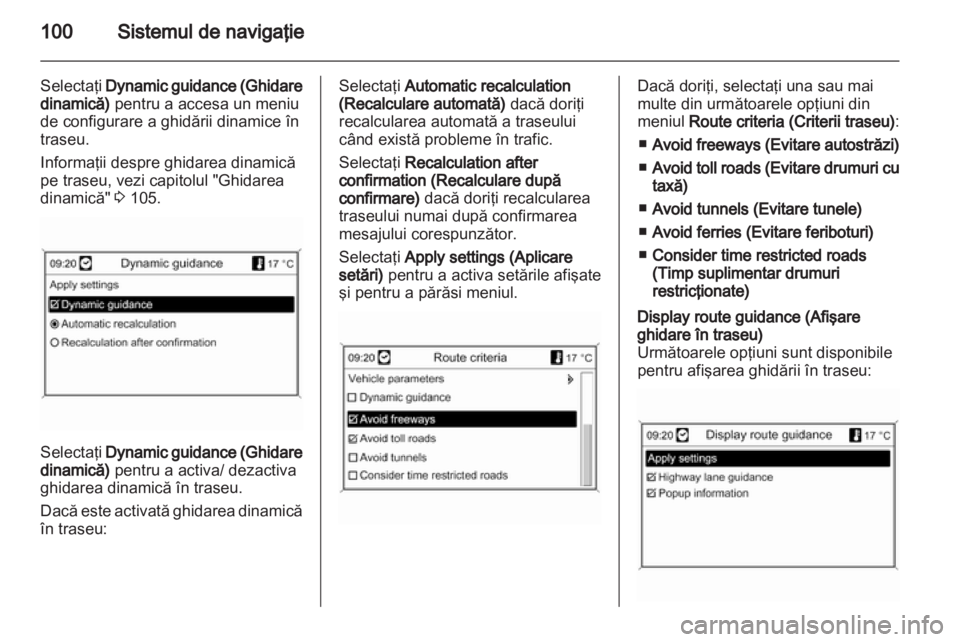 OPEL MERIVA 2013  Manual pentru sistemul Infotainment (in Romanian) 