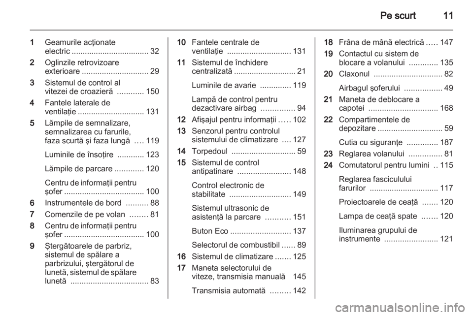OPEL MERIVA 2013  Manual de utilizare (in Romanian) 