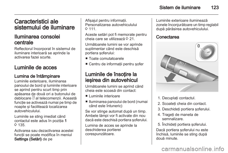 OPEL MERIVA 2013  Manual de utilizare (in Romanian) 