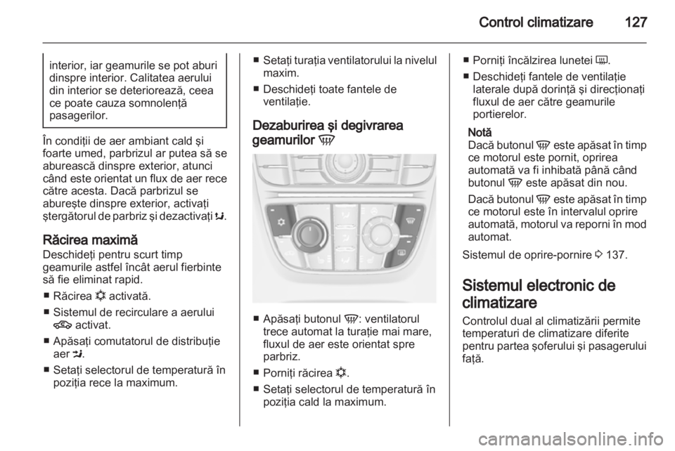 OPEL MERIVA 2013  Manual de utilizare (in Romanian) 