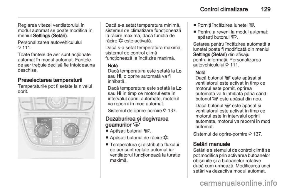 OPEL MERIVA 2013  Manual de utilizare (in Romanian) 