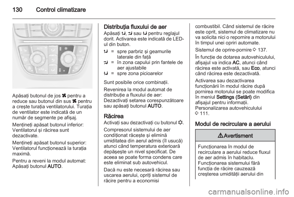 OPEL MERIVA 2013  Manual de utilizare (in Romanian) 