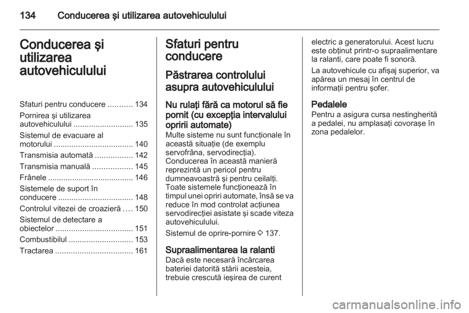 OPEL MERIVA 2013  Manual de utilizare (in Romanian) 
