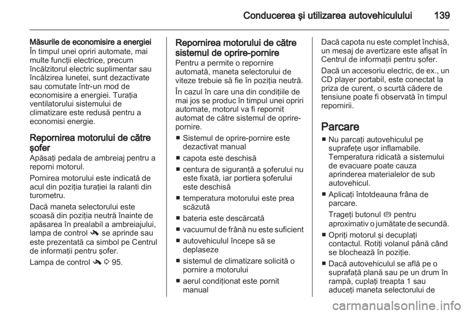 OPEL MERIVA 2013  Manual de utilizare (in Romanian) 