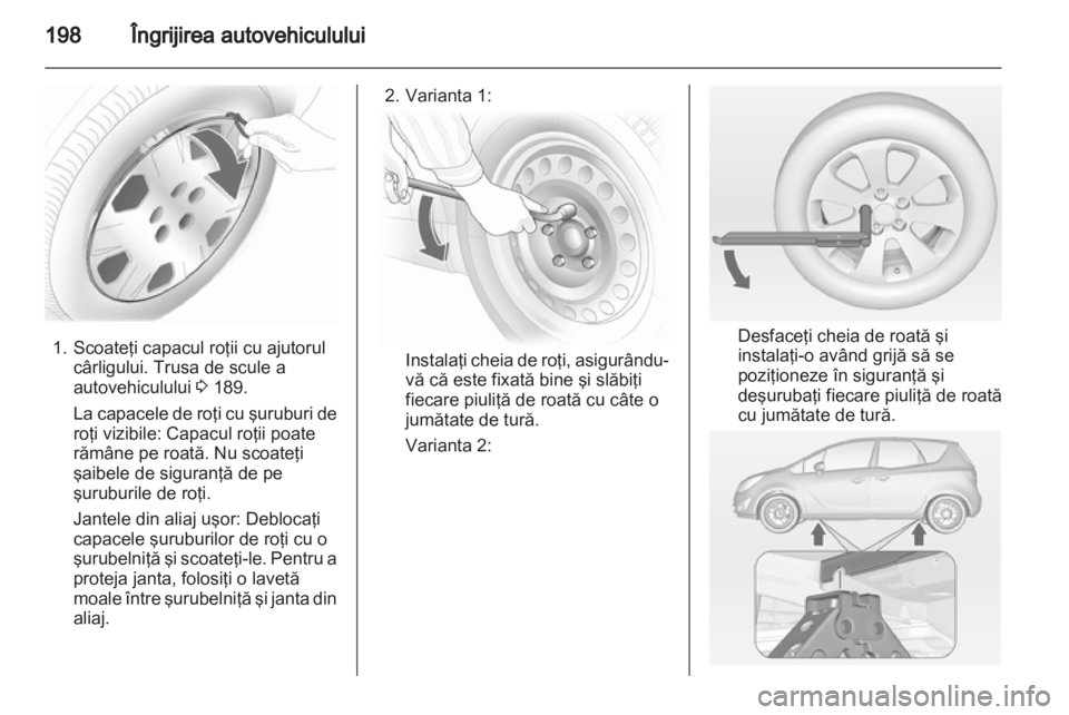 OPEL MERIVA 2013  Manual de utilizare (in Romanian) 
