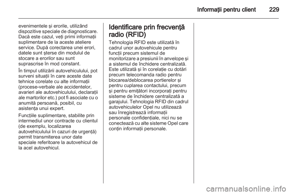 OPEL MERIVA 2013  Manual de utilizare (in Romanian) 