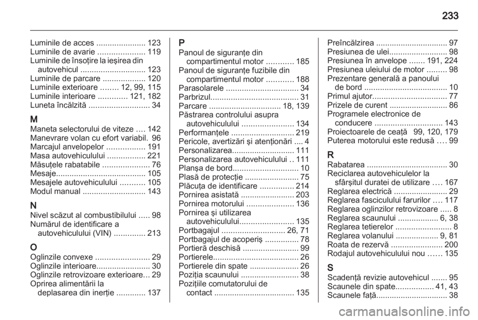 OPEL MERIVA 2013  Manual de utilizare (in Romanian) 