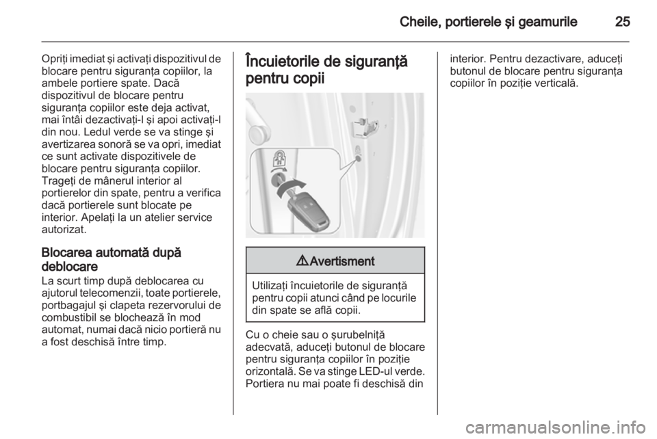 OPEL MERIVA 2013  Manual de utilizare (in Romanian) 