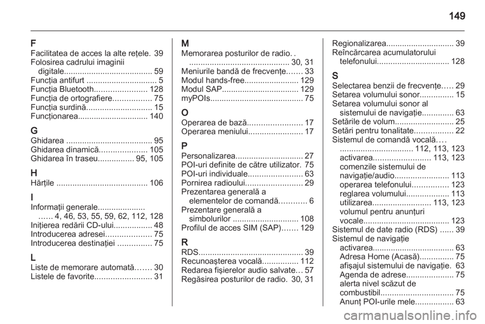 OPEL MERIVA 2013.5  Manual pentru sistemul Infotainment (in Romanian) 
