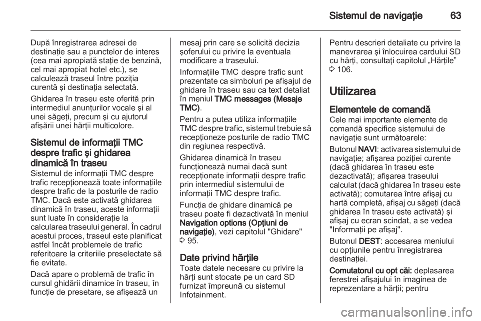 OPEL MERIVA 2013.5  Manual pentru sistemul Infotainment (in Romanian) 
