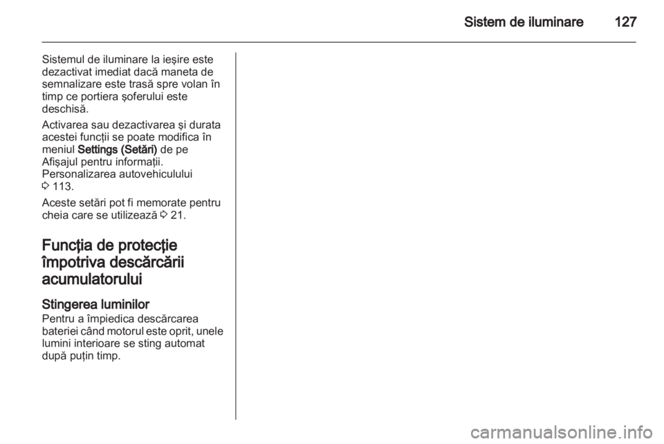 OPEL MERIVA 2013.5  Manual de utilizare (in Romanian) 