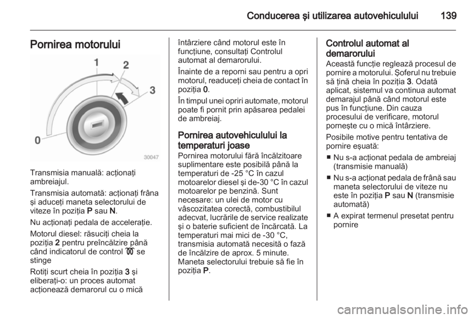 OPEL MERIVA 2013.5  Manual de utilizare (in Romanian) 