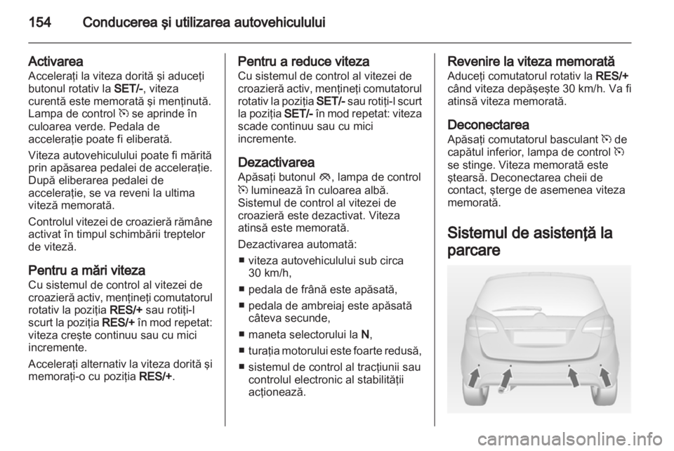 OPEL MERIVA 2013.5  Manual de utilizare (in Romanian) 