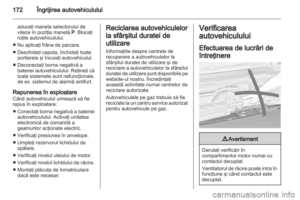 OPEL MERIVA 2013.5  Manual de utilizare (in Romanian) 