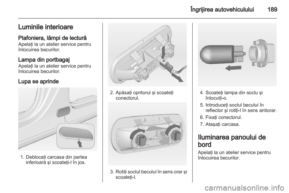 OPEL MERIVA 2013.5  Manual de utilizare (in Romanian) 