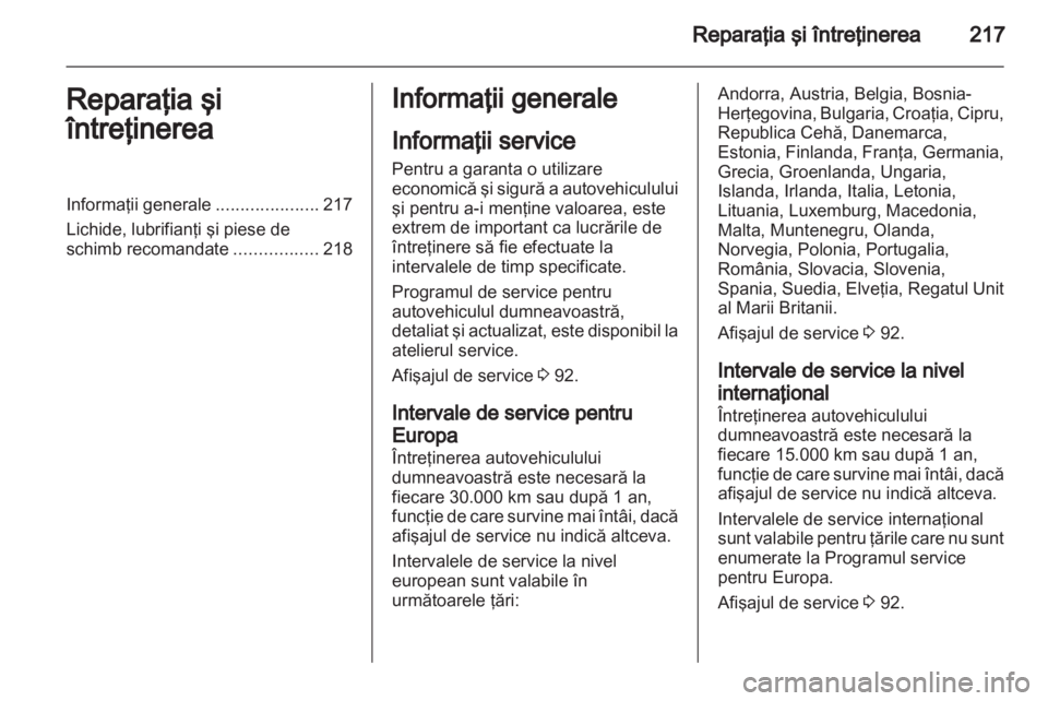 OPEL MERIVA 2013.5  Manual de utilizare (in Romanian) 
