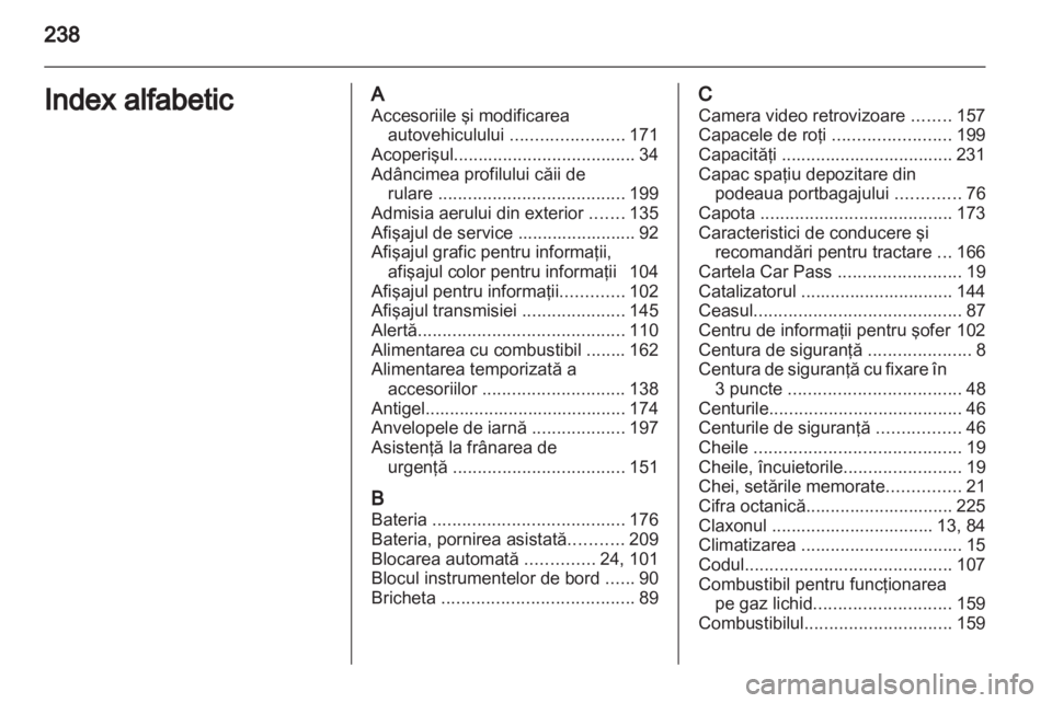 OPEL MERIVA 2013.5  Manual de utilizare (in Romanian) 