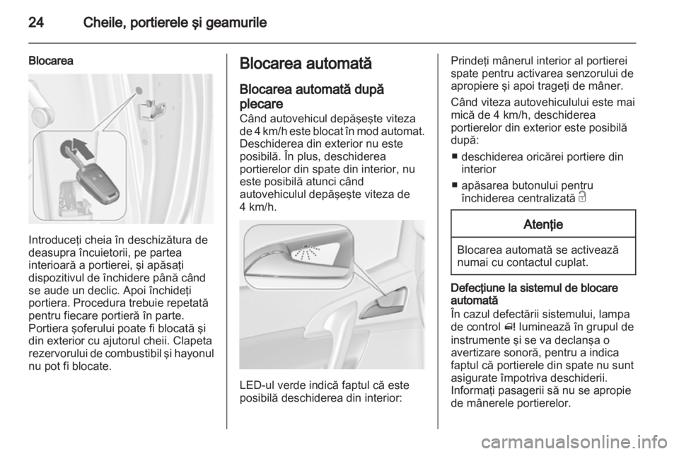 OPEL MERIVA 2013.5  Manual de utilizare (in Romanian) 