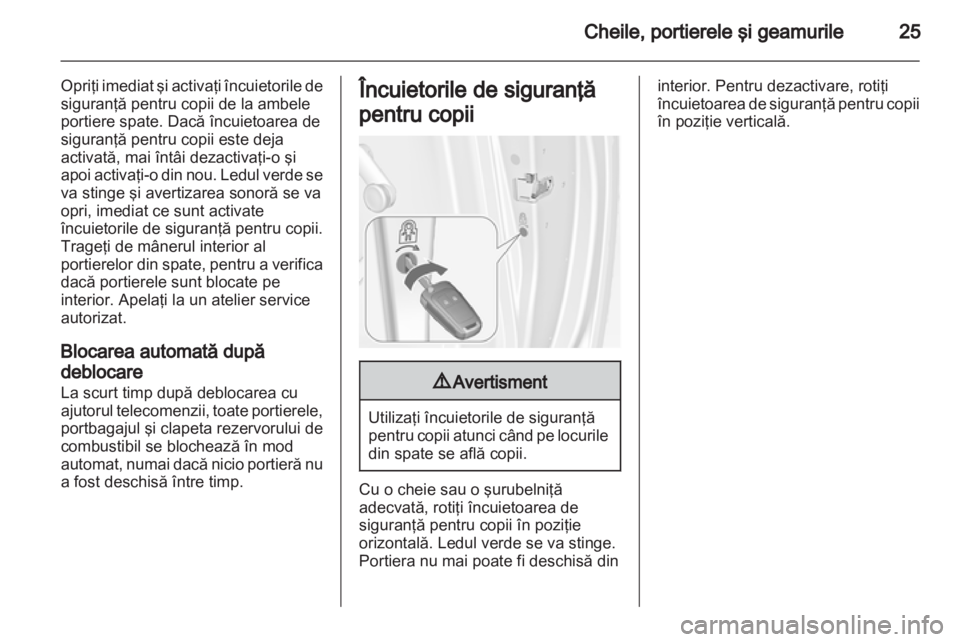 OPEL MERIVA 2013.5  Manual de utilizare (in Romanian) 