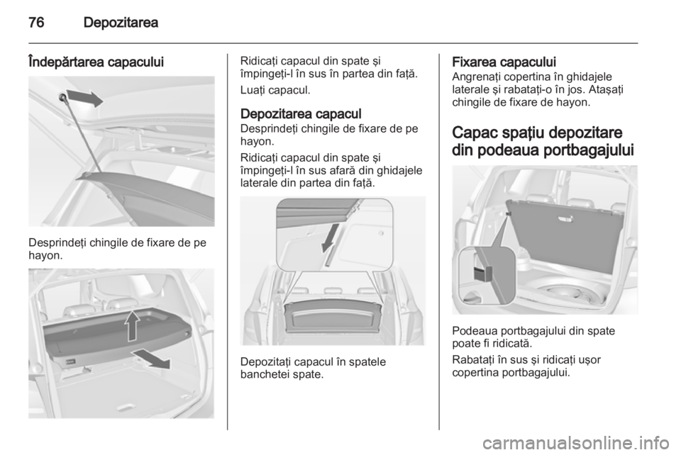 OPEL MERIVA 2013.5  Manual de utilizare (in Romanian) 