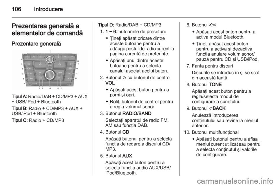 OPEL MOKKA 2013  Manual pentru sistemul Infotainment (in Romanian) 