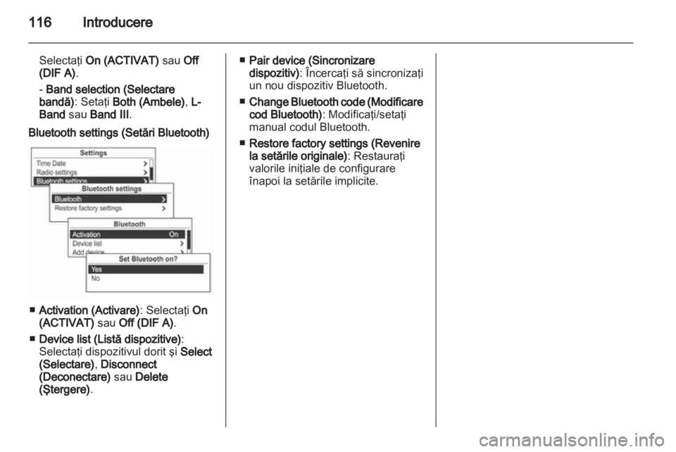 OPEL MOKKA 2013  Manual pentru sistemul Infotainment (in Romanian) 