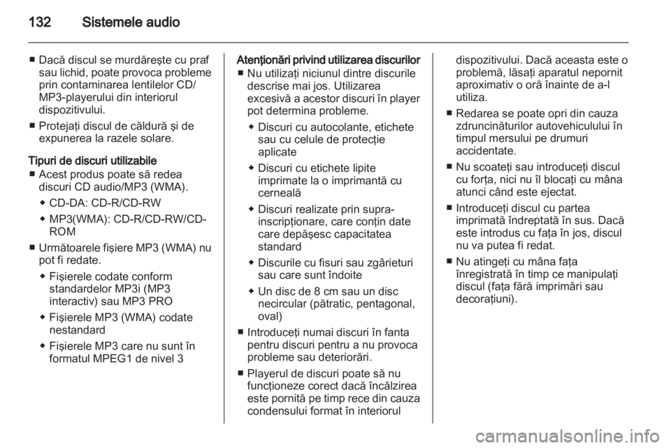 OPEL MOKKA 2013  Manual pentru sistemul Infotainment (in Romanian) 