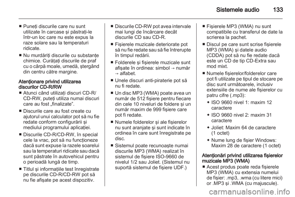 OPEL MOKKA 2013  Manual pentru sistemul Infotainment (in Romanian) 