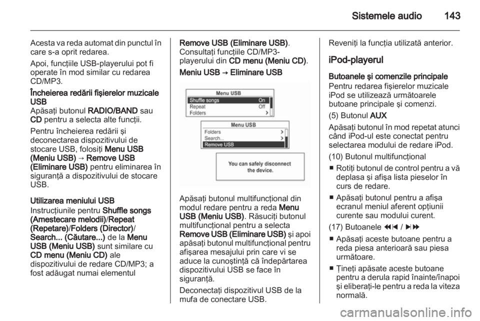 OPEL MOKKA 2013  Manual pentru sistemul Infotainment (in Romanian) 