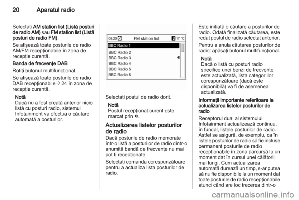 OPEL MOKKA 2013  Manual pentru sistemul Infotainment (in Romanian) 