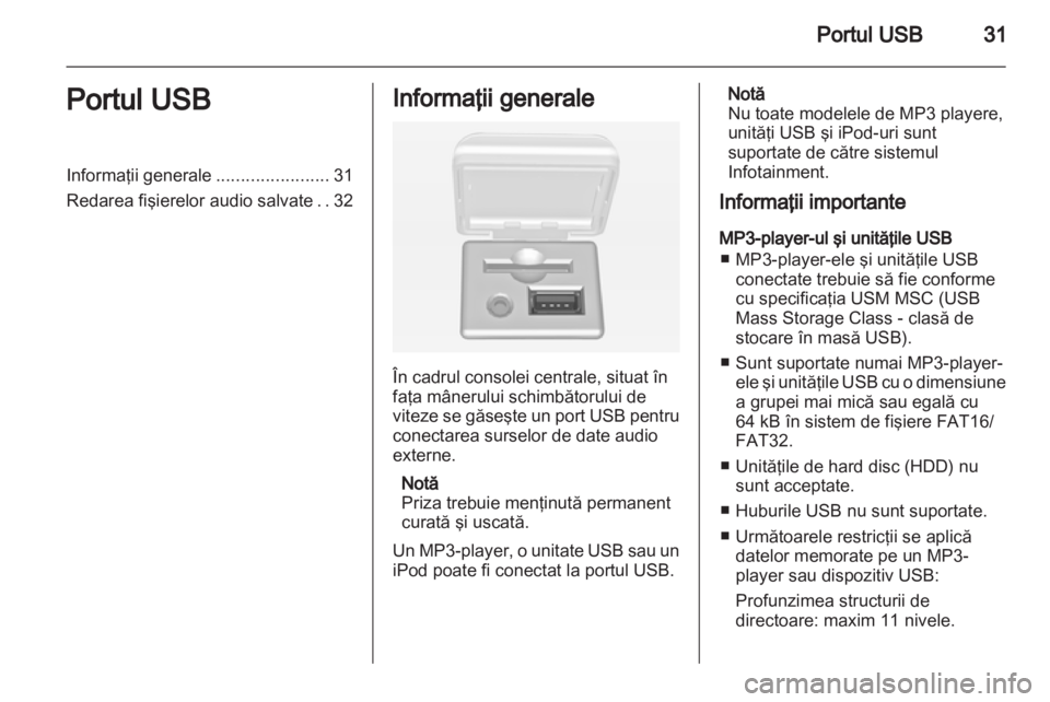 OPEL MOKKA 2013  Manual pentru sistemul Infotainment (in Romanian) 
