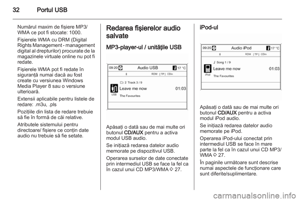OPEL MOKKA 2013  Manual pentru sistemul Infotainment (in Romanian) 