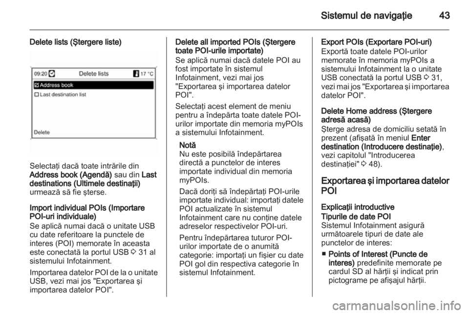 OPEL MOKKA 2013  Manual pentru sistemul Infotainment (in Romanian) 