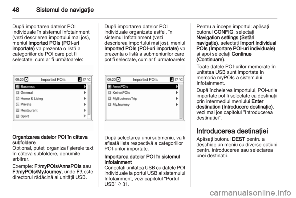 OPEL MOKKA 2013  Manual pentru sistemul Infotainment (in Romanian) 