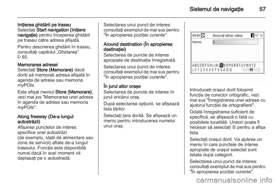 OPEL MOKKA 2013  Manual pentru sistemul Infotainment (in Romanian) 
