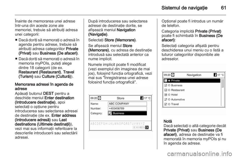 OPEL MOKKA 2013  Manual pentru sistemul Infotainment (in Romanian) 
