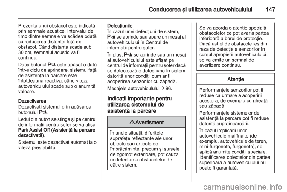 OPEL MOKKA 2013  Manual de utilizare (in Romanian) 