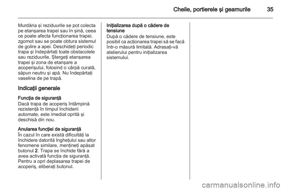 OPEL MOKKA 2013  Manual de utilizare (in Romanian) 