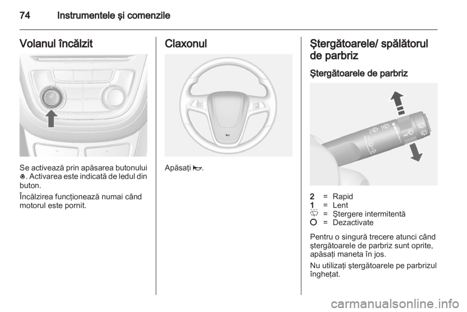 OPEL MOKKA 2013  Manual de utilizare (in Romanian) 