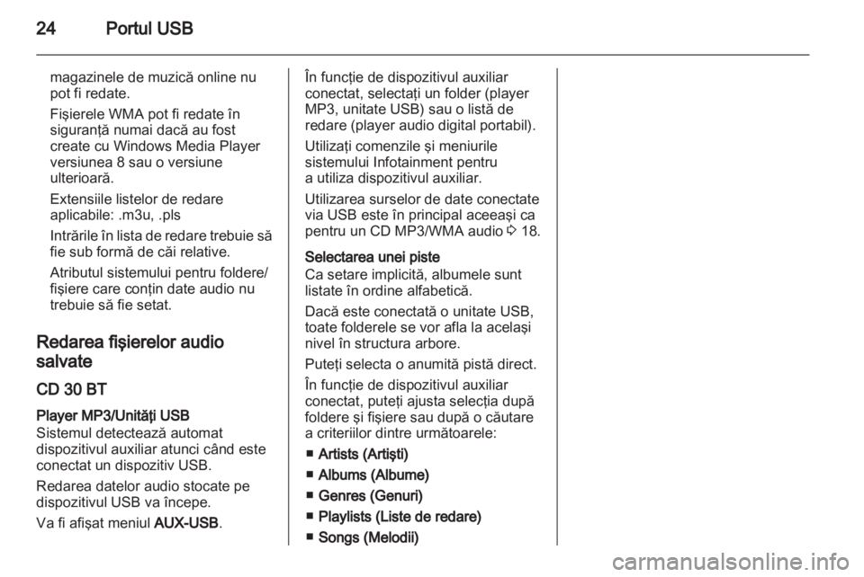 OPEL MOVANO_B 2010.5  Manual pentru sistemul Infotainment (in Romanian) 