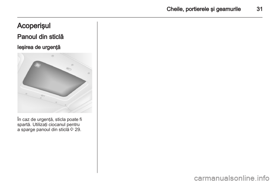 OPEL MOVANO_B 2011.5  Manual de utilizare (in Romanian) 