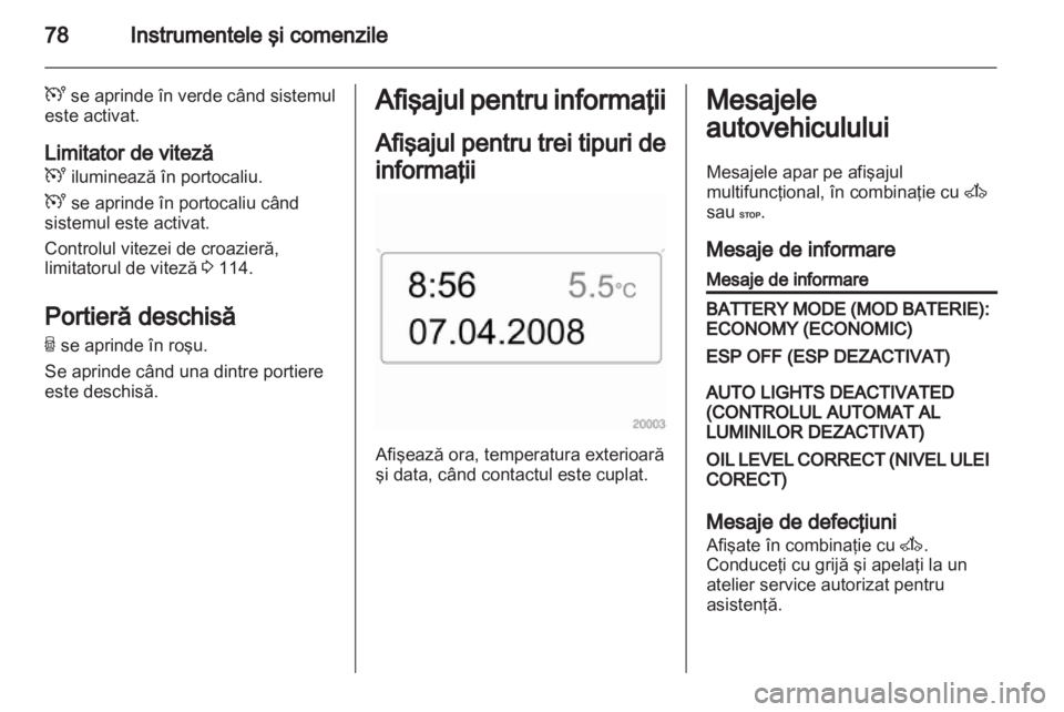 OPEL MOVANO_B 2011.5  Manual de utilizare (in Romanian) 