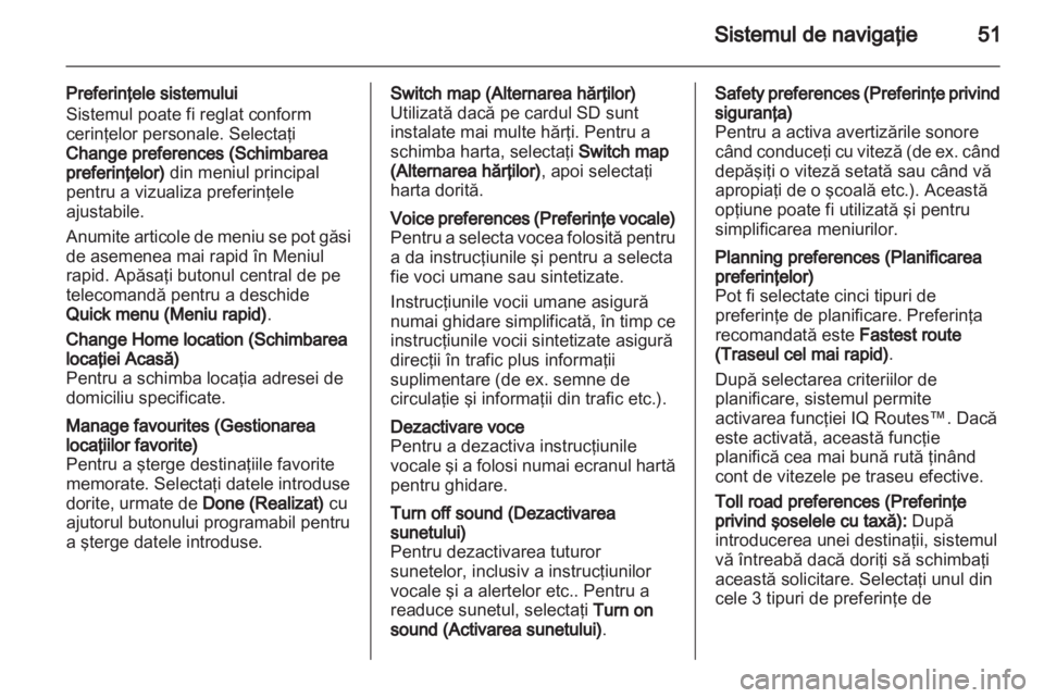 OPEL MOVANO_B 2012  Manual pentru sistemul Infotainment (in Romanian) 