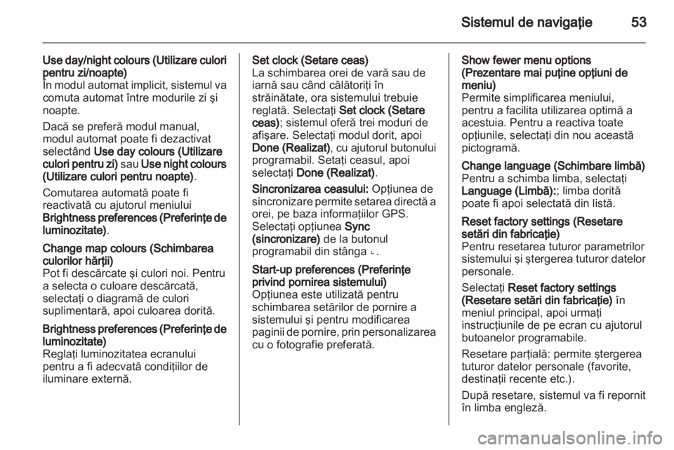 OPEL MOVANO_B 2012  Manual pentru sistemul Infotainment (in Romanian) 