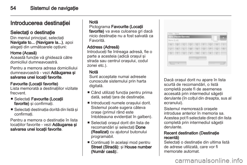 OPEL MOVANO_B 2012  Manual pentru sistemul Infotainment (in Romanian) 