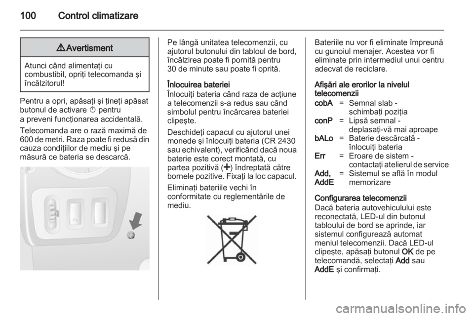 OPEL MOVANO_B 2012  Manual de utilizare (in Romanian) 